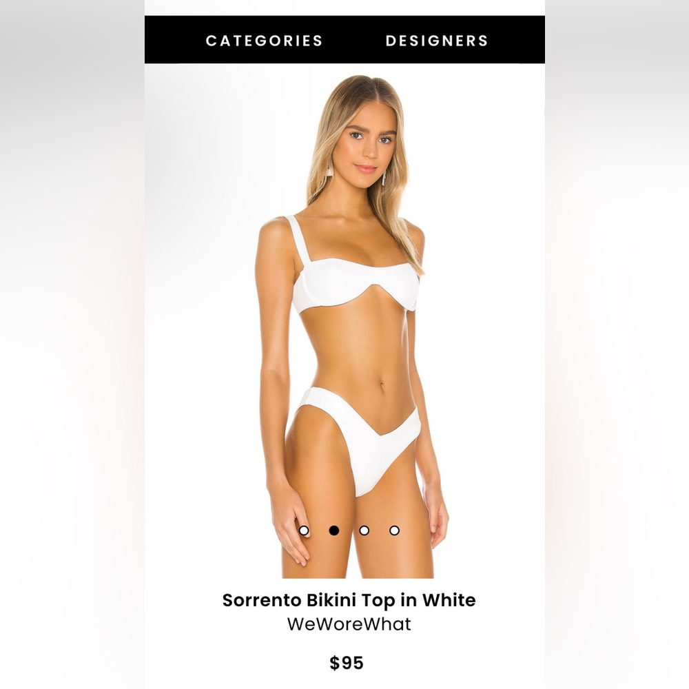 WeWoreWhat Sorrento Bikini Top and Bottoms